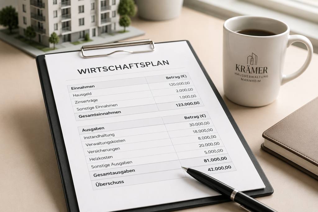 Wirtschaftsplan WEG erstellen Mannheim